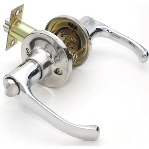 Aluminum Alloy Three Bar Locking Hand Lock for Plastic Steel Door Copper Lock Core