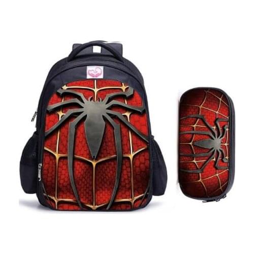 16 Inch Superhero Children School Bags Orthopedic Backpack Kids School Boys Girls Mochila Infantil Catoon Bag