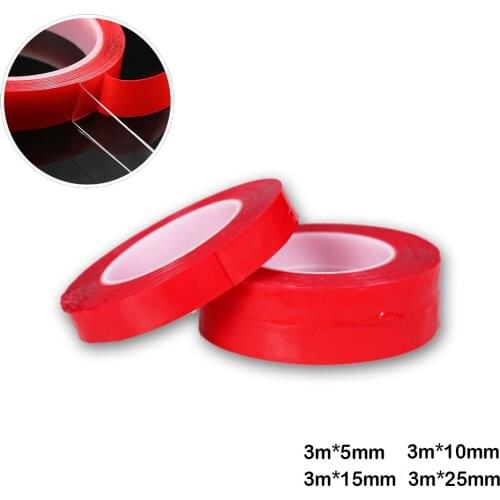 Double Sided Tape Adhesive Super Strong Transparent Acrylic Foam Adhesive Tape Weatherproof No Traces Sticker for Car Auto Fixed
