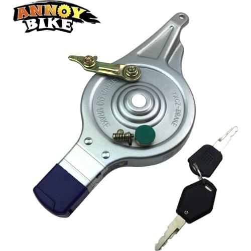 Electric Bicycle Drum Brake Electric Bike Accessory Rear Axle Electric Car Brake Pads Rear Brake With Key Lock Scooter Brake