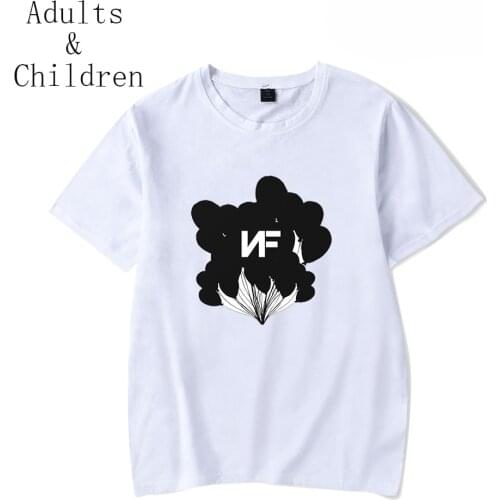 Summer Hip Hop NF T Shirt Men Women Fashion Rapper Boys Girls Harajuku Short Sleeve Kids Tees Casual White Cool t-Shirt Tops