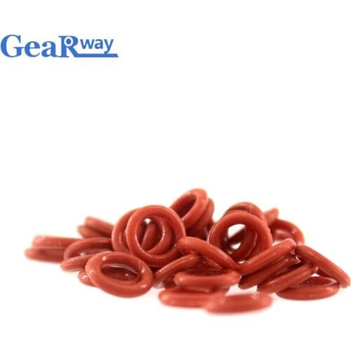 Gearway 1.5mm CS O Ring Seal Red Silicon O-Ring Seal Gasket 21/22/23/24/38/39/40mm OD VMQ Anti-age O Ring Sealing