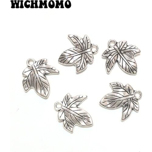 2019 Fashion 10pieces Leaves Zinc Alloy Charms Nautical Pendants Diy Necklaces Bracelets Accessories