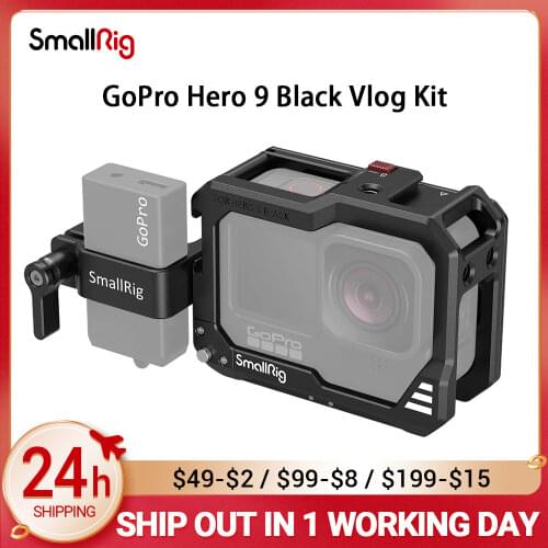 SmallRig GoPro Hero 9 Black Vlog Kit Compatible With Microphone Adapters Camera Accessories 3088/3084