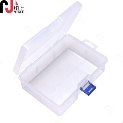 NEWUP Multifunctional Organized Big Compartments 2-Layer Transparent Visible Plastic Fishing Lure Box Pesca Fishing Tools