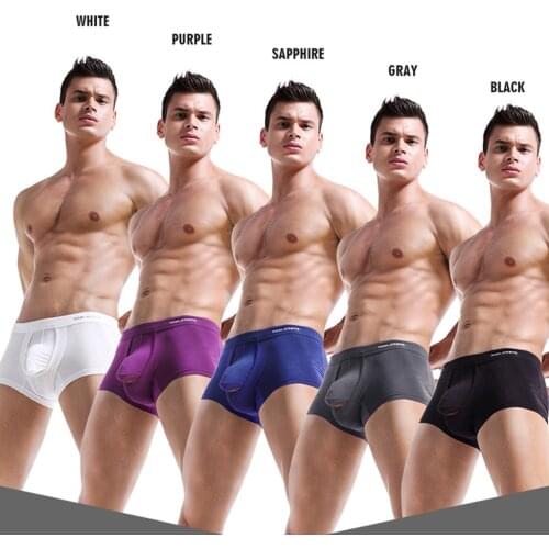 Men’s Inside Elephant Nose Underwear Breathe Underwear Separation Scrotum Physiological Underpants Calzoncillos Cuecas Homme