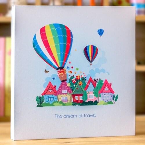 2018 new PU cover 18 inch self adhesive manual photo album baby album