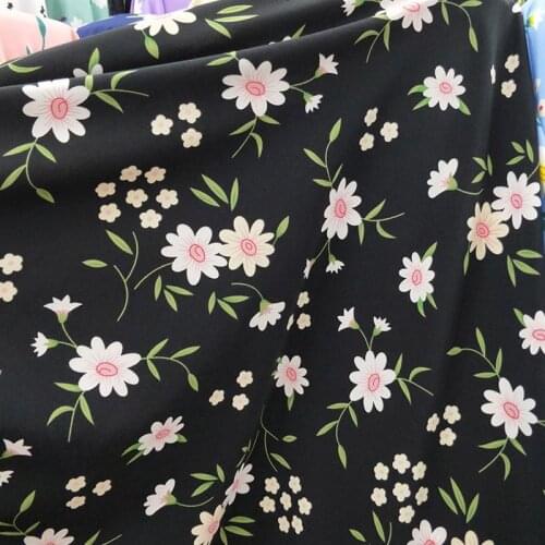 New Daisy Suit Trousers Dress Chiffon Stretchy Fabric Dress Scarf Shirt Skirt and Trousers Fabric