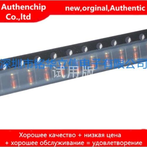 50pcs real orginal new PMLL4148L switching diode LL34 cylinder 4148 red seed black ring 100V 450MA