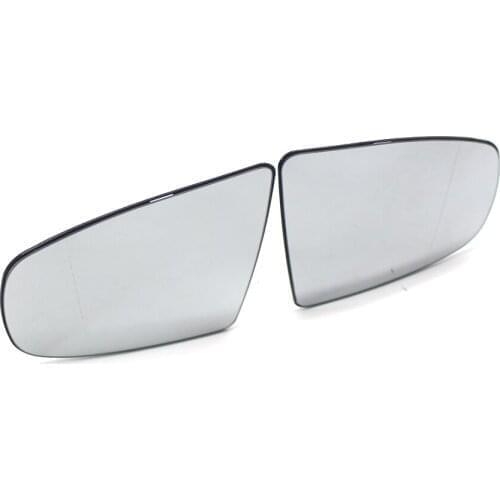 Pair of 4 Pin Rearview Wing Door Mirror Glass White Fits For BMW X5 E70 X6 E71 E72 2007-2014 51167174981 / 51167174982