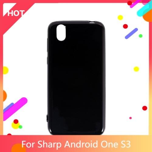 Android One S3 Case Matte Soft Silicone TPU Back Cover For Sharp Android One S3 Phone Case Slim shockproof
