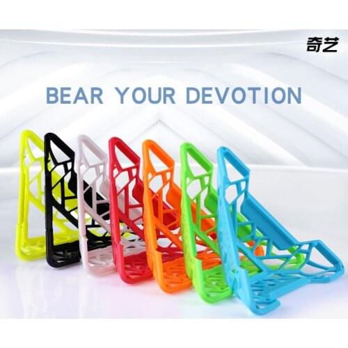 QIYI DNA Cube Stand Top Quality Speed Magic Cube Plastic Base Holder 7pcs pack colors yellow blue green red orange white black