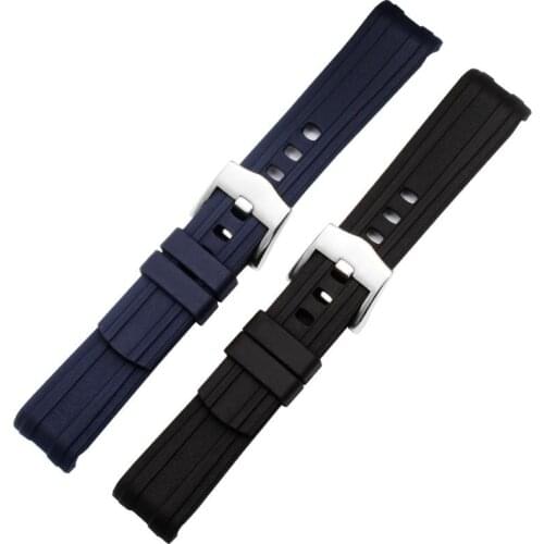 The new Omega Seamaster 300 Cosmic Ocean AT150 series watch strap accessories 20mm silicone strap