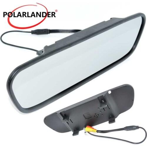 Best selling High resolution DC 12V car Monitor for DVD Camera VCR 5" Color TFT LCD Car Reverse Mirror Monitor