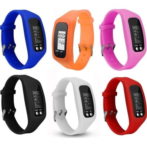 Digital LCD Pedometer Bracelet Run Step Walking Distance Counter Sport Wrist Watches For Women Men Dress 2020 Children GIFTS