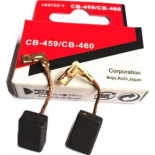 1 Pair Carbon Brushes For Electric Motors CB458 CB459 CB460 CB461 GA4534 GA4530 Grinder 6x9x13mm