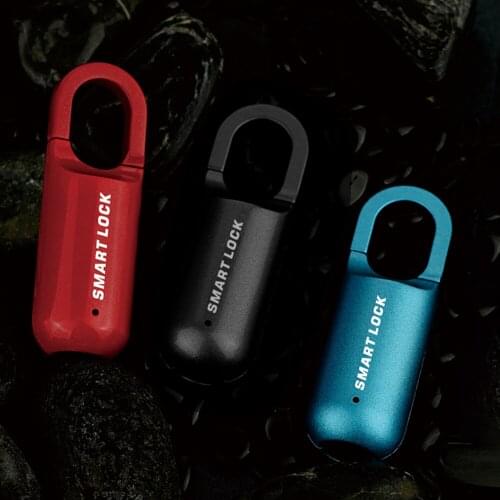 Mini Fingerprint Padlock Smart Touch Fingerprint Door Lock USB Keyless Anti Theft Lock For Travel Case Drawer Cabinet Lock