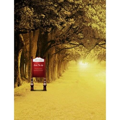 Happy garden photo background kids vinyl fotografia children photographic backdrops for photo studio props scenic funds S-2401