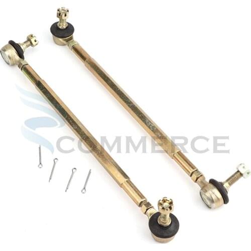 High quality 1Pair210mm 240mm 250mm 260mm 270mm 300mm M10 ATV Tie Rods Kits Fit Ball Joint for China Chinese ATV Quad Bike Parts