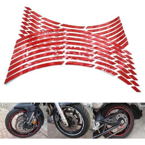 17-19 inch Universal motorcycle car tire sticker reflective rim tape decal For BMW K1600 K1200R K1200S R1200RT R1200ST R1200GS