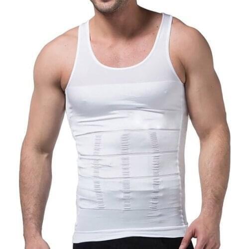 2020 slim n lift Body Shaper Firm Shaping fat burning Slim Shaping Bodysuit Incredible Mens Lift Vest body building undershirt