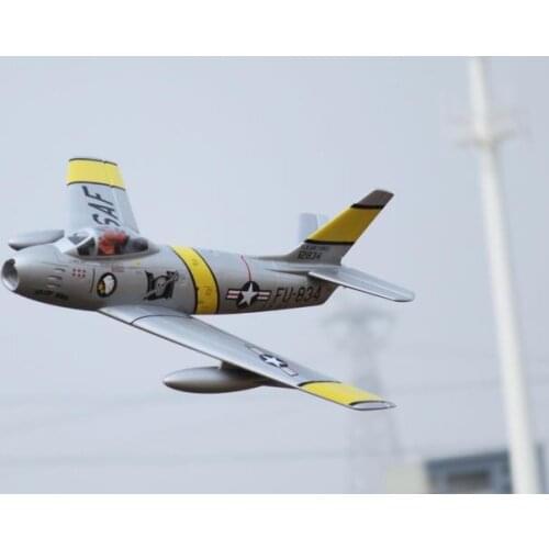 No Battery, RTF RC Plane F86 Sabre 80mm Upgraded Version for 6s Power FJ2031