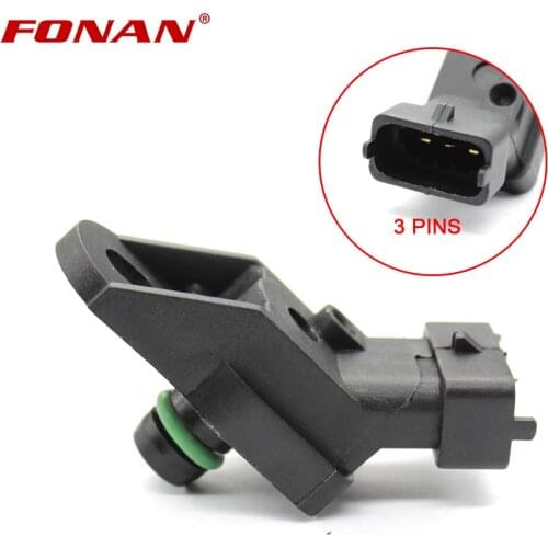 Air Manifold Boost Pressure MAP Sensor For BMW 5-Series E39 1995 - 2003 3-Series E46 1998 - 2002 3.0L 13327785354 0261230046