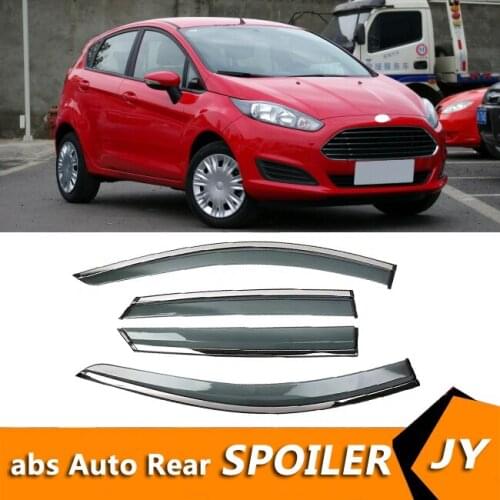 For FORD Fiesta 2013 Window Visor Vent Shades Sun Rain Deflector Guard For FORD Fiesta Auto Accessories 4PCS/SET