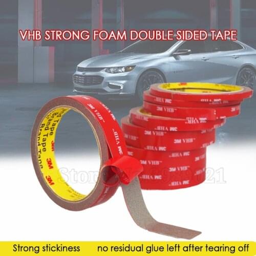 3M VHB 5608 Double Sided Acrylic Foam Adhesive Tape For Car Waterproof Heavy Duty Mounting Tape Indoor Outdoor Free Shipping