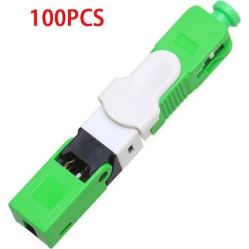 FTTH ESC250D Connector APC Fast Connector APC Single-Mode Fiber Optic Quick Connector FTTH Optic Fast Connector