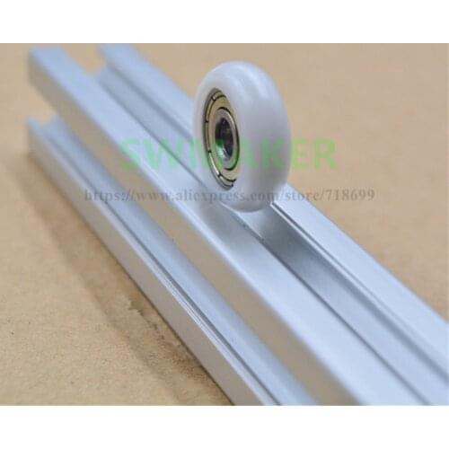 5x21.5x7mm Delrin R style V wheel kit nylon plastic wheel with 625ZZ bearing for 2020 aluminum