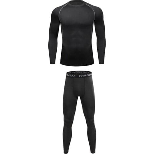 Mens Compression Sports Suit Quick-drying Running Suit Clothing Sports Outdoor Jogging Training Fitness Supplies