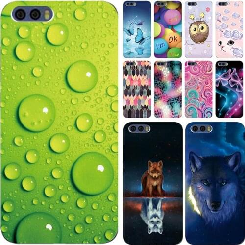 Soft Phone Case for Xiaomi Mi 6 Plus Cases Panda Funda Colorful Flower Silicone TPU Back Cover Shell
