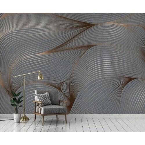 XUE SU Wall covering professional custom wallpaper mural abstract lines retro nostalgic modern minimalist background wall