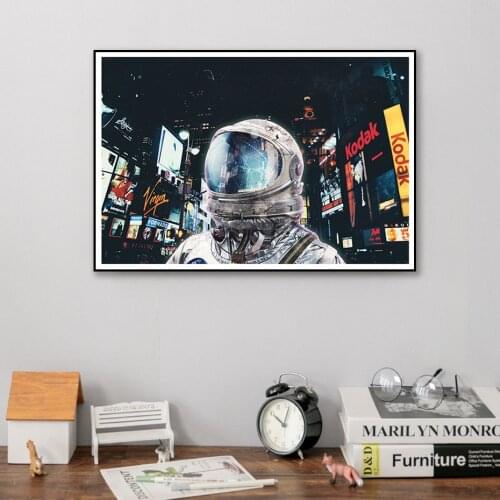 Apollo Plan Astronaut Wall Art Poster Canvas Paintings Real Venus Photo Posters Prints Wall Art Picture Living Room Home Decor