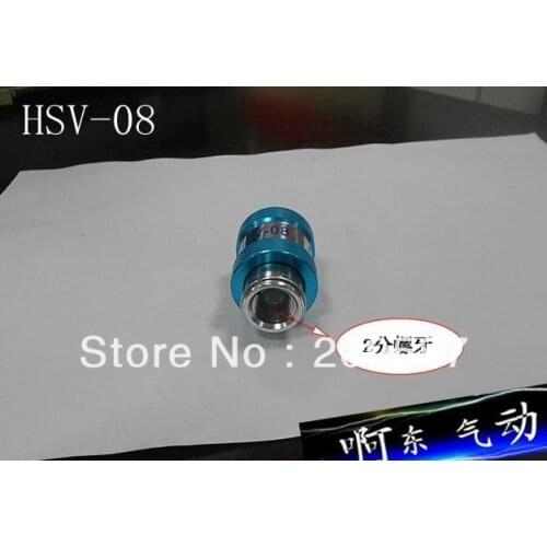 2pcs 1/4" BSPT Thread Pneumatic Flow Control Manual Slide Valve HSV-08