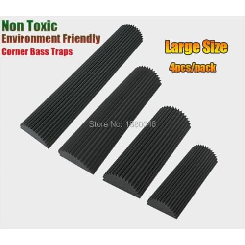 EMS Fast Shipping High-density Big size Corner Bass Trap Acoustic Foam Studio Treatment Sound Absorbing not compressed packaing