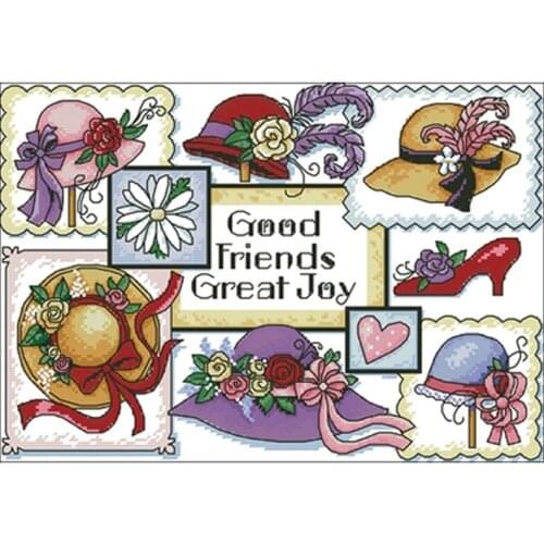 Good friend patterns Counted Cross Stitch 11CT 14CT 18CT DIY Chinese Cross Stitch Kits Embroidery Needlework Sets