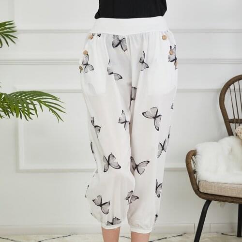 Yskkt Women's Trousers Harem Pants