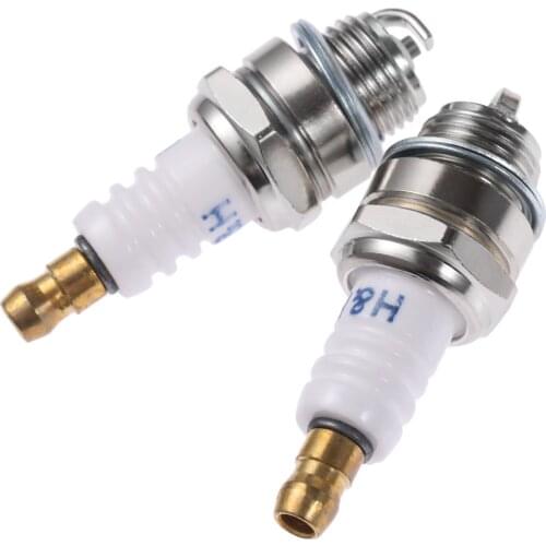 2Pcs/pair L7T Chainsaw Spare Parts Brush Cutter Spark Plug For 2 Stroke Strimmer Chainsaw Lawnmower Trimmer Cutter Garden Tool