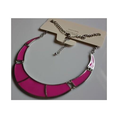 Enamel Necklace Women Gold Color Chain Pendant Necklace Choker Bib Collar Necklaces For Women Jewelry Gifts