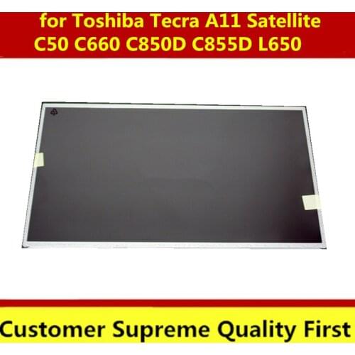 Free shipping 15.6" Laptop LCD Screen for Toshiba Tecra A11 Satellite C50 C660 C850D C855D L650 LED LVDS WXGA 1366x768 matrix