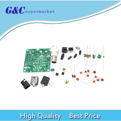 1 Set DIY RADIO 40M CW Shortwave Transmitter QRP Pixie Kit Receiver 7.023-7.026MHz Short Wave Transmitter DC 9V-14V