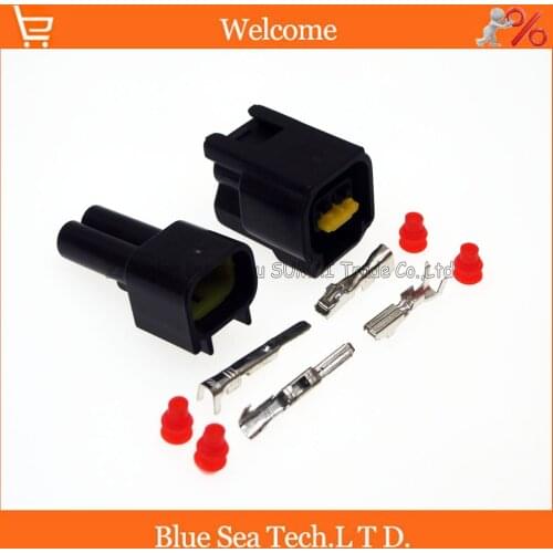 20 sets male&female 2Pin Auto connector, High Voltage ignition coil plug for Ford Focus