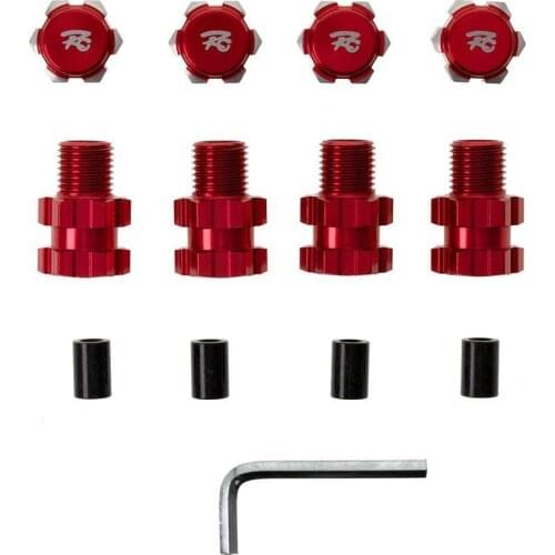 4Pcs 17mm Hex Nuts Widened Splined Wheel Hubs 5353X for RC Traxxas 1/10 E-MAXX Summit E-REVO REVO 3.3 Slayer Pro 4X4