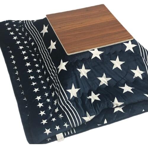 4pcs/set) Modern Japanese Style Furniture Kotatsu Set Table Futon Carpet Heater Living Room Furniture Set Center Kotatsu Table