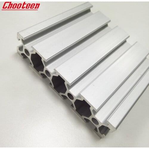 Custom Length T Slot Anodized Linear Rail Aluminum Profile Extrusion 2080 20*80 CNC 3D Printer Parts for DIY Workbench