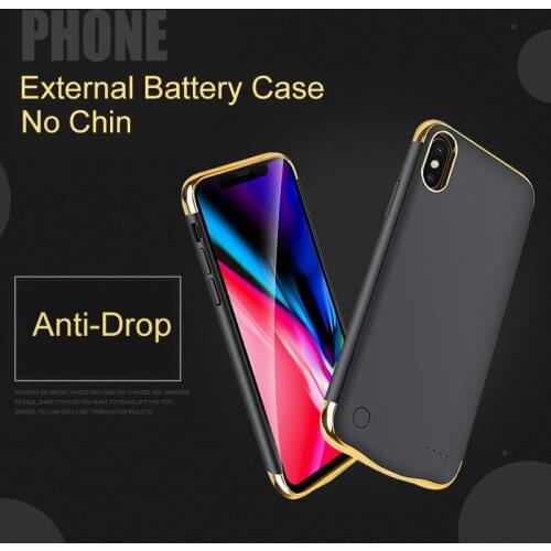 5500mAh larger Capacity Phone battery Charger Case For iPhone X Phone battery Charging Case External Battery Power Case