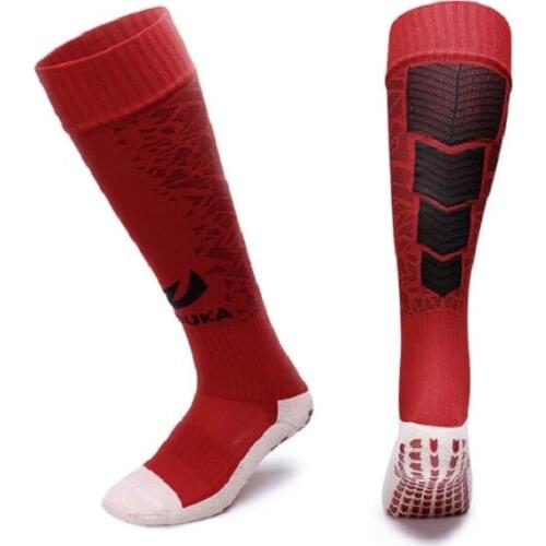 Children Football Socks Boys Soccer Sock Kids Above Knee Plain Socks Long Soccer Stockings Men Over Knee High Sock Baseball F-5
