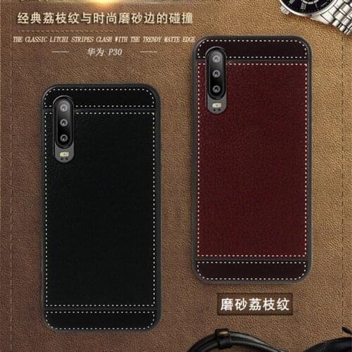 For Huawei P30 Case ELE-L09 ELE-L29 6.1 Inch Black Red Blue Pink Brown 5 Style Fashion Mobile Phone Cover